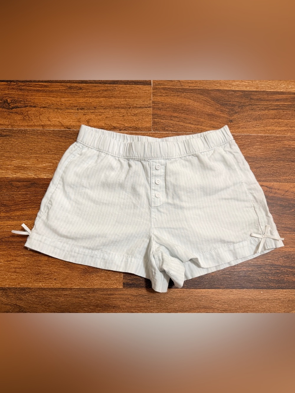 Old Navy White Girls' Elastic Waist Button-Front Skort